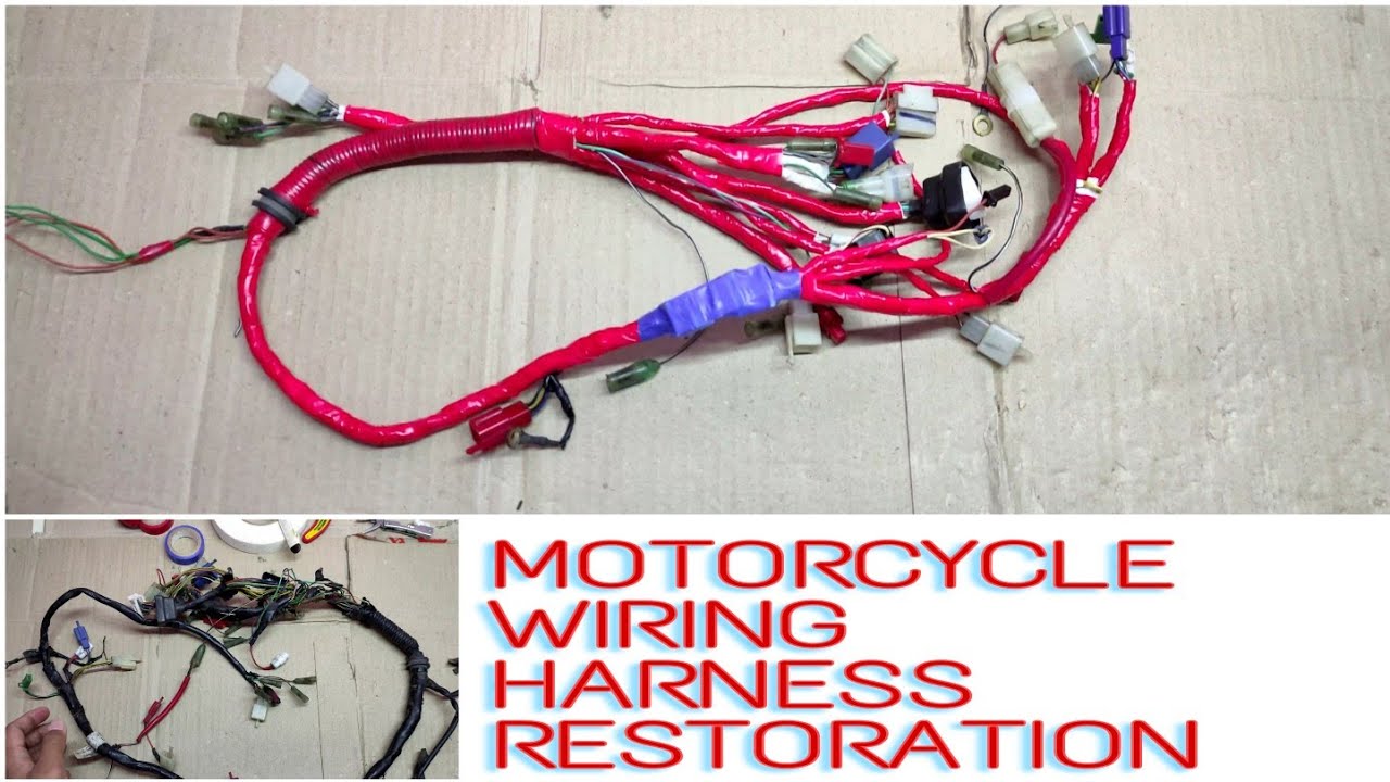 Motorcycle wiring harness restoration - DIY