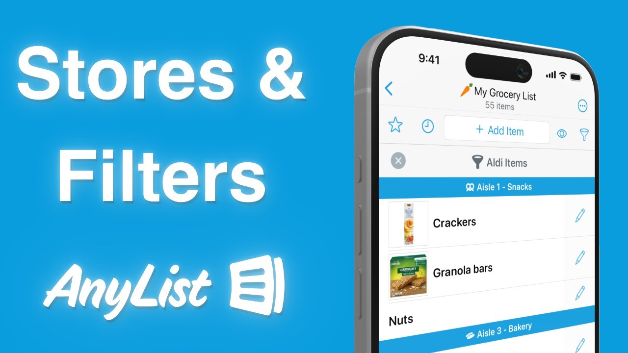 Using Stores, Filters, and&nbsp;Category Sets in AnyList