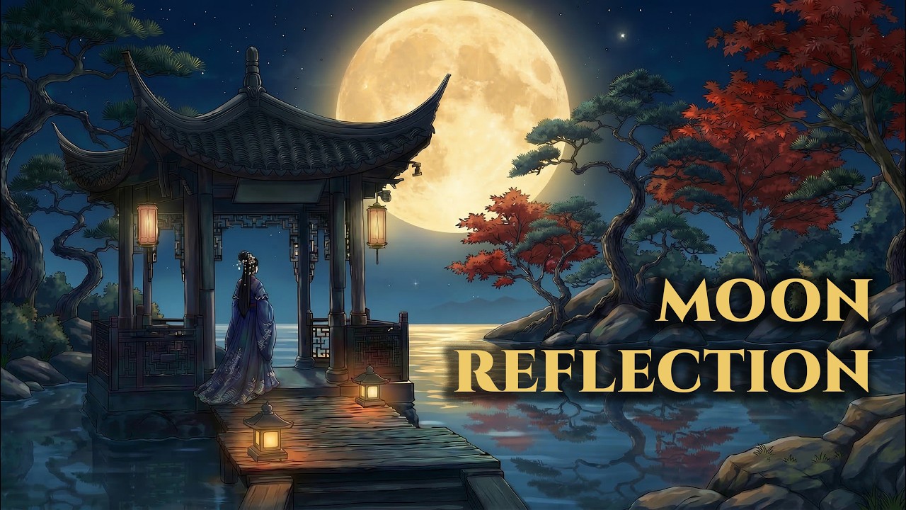 Dark Japanese Ambient 🌙Midnight Reflection | Sleep, Relaxation, Focus