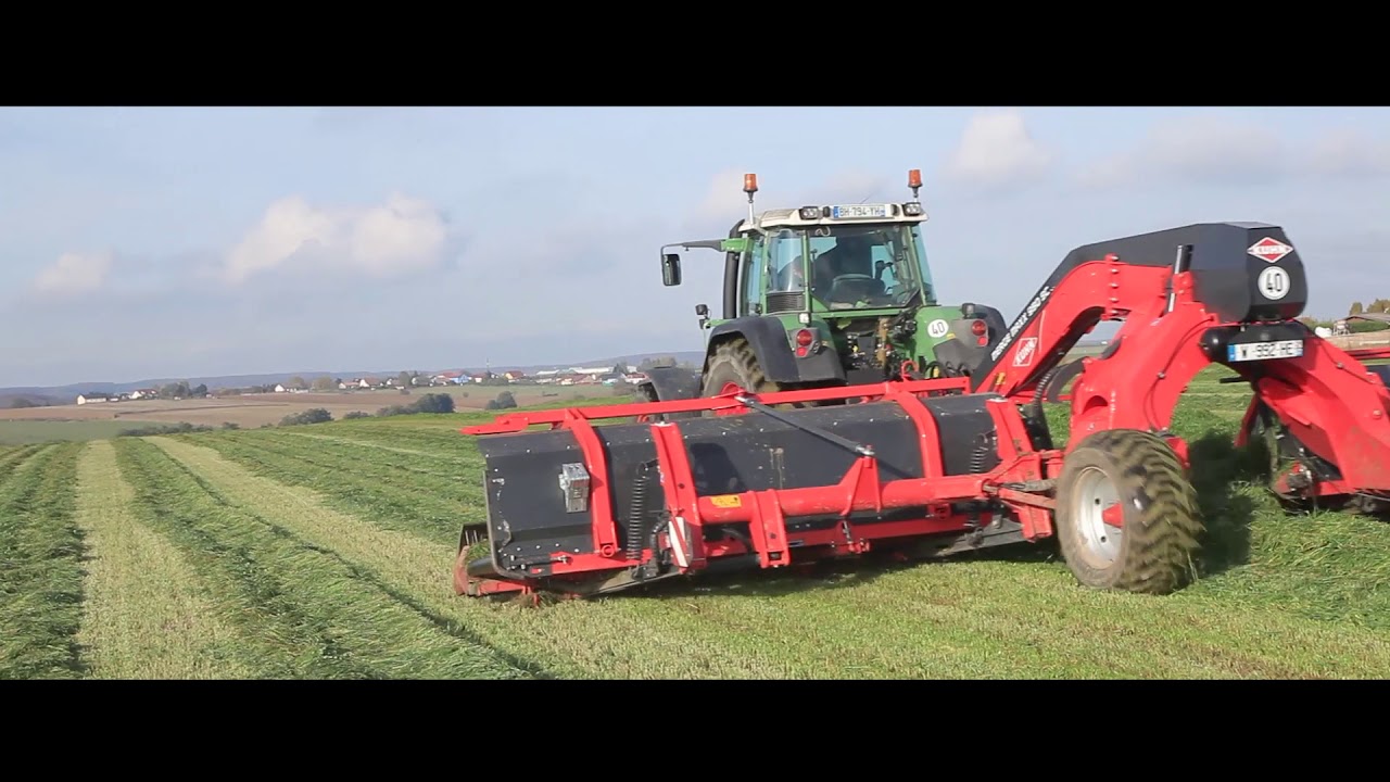 KUHN Merge Maxx 950 fuldhydraulisk, bugseret pick-up rive