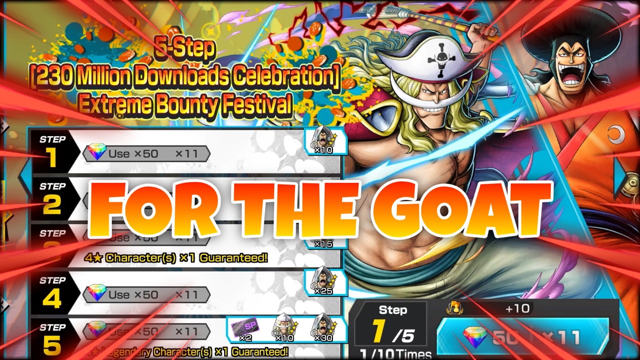 【My GOAT Deserves It All】Not Stopping Until I Pull Whitebeard | OPBR