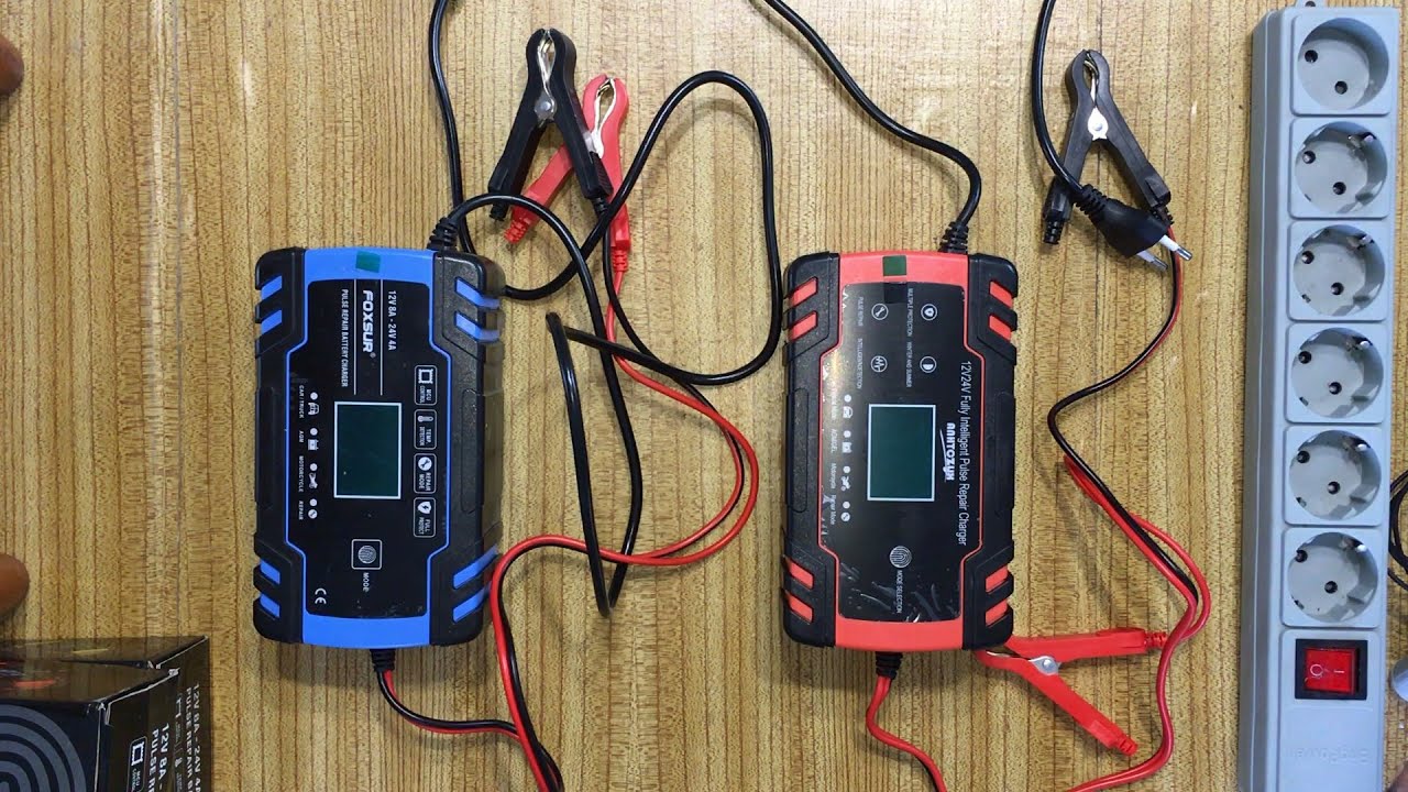 Зарядное AnhtCZYX-J30 12V24V (аналог Foxsur), графики заряда в описании.