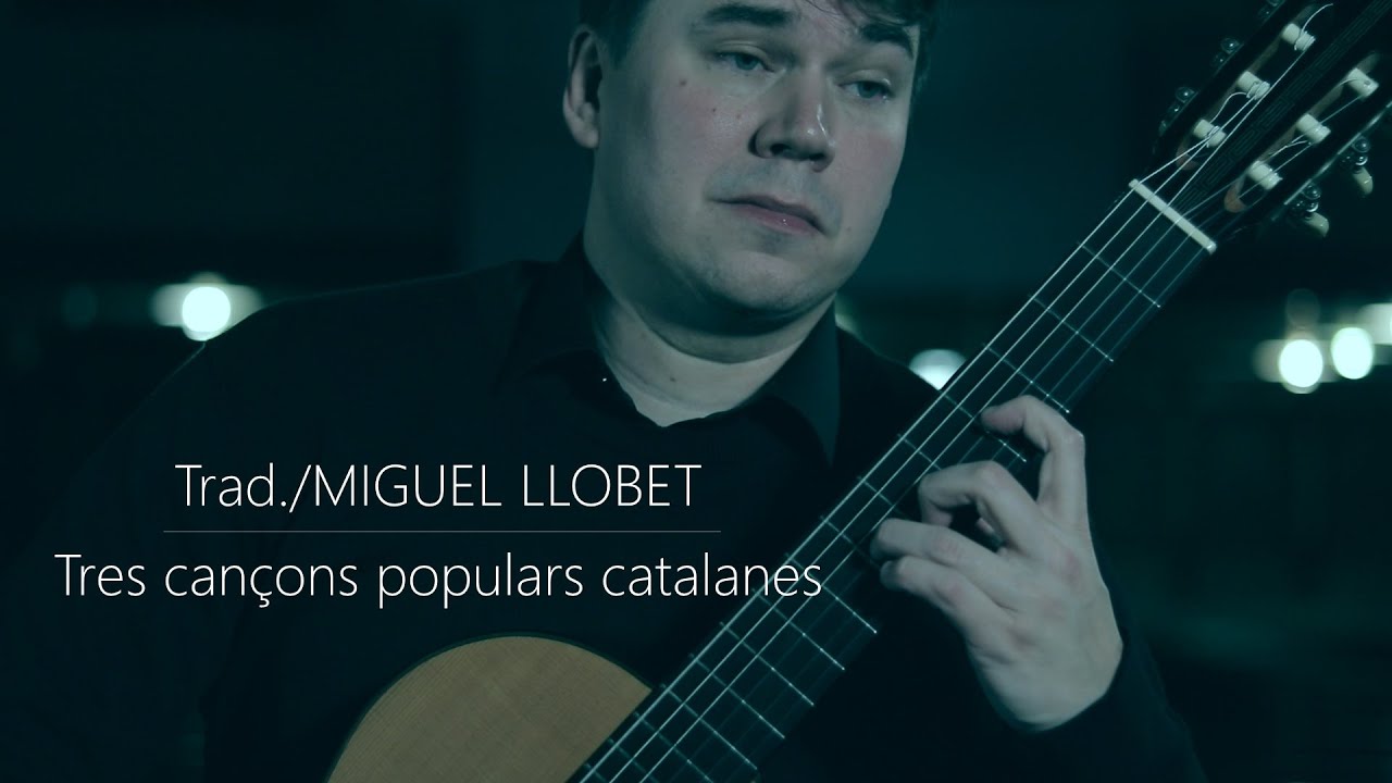 Llobet | Three Catalan Folksongs | Patrik Kleemola plays a guitar by J. L. Romanillos (1979)