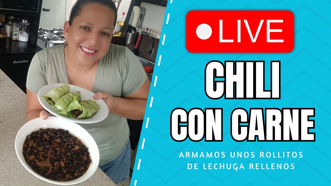 🌶️ ¡Almuerzo en vivo! Preparando un delicioso Chili con Carne