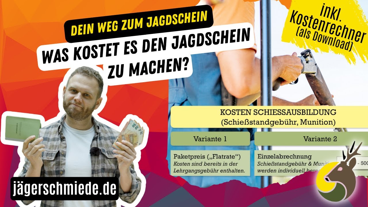 Was kostet es den Jagdschein zu machen? (💡 Dein Weg zum Jagdschein)