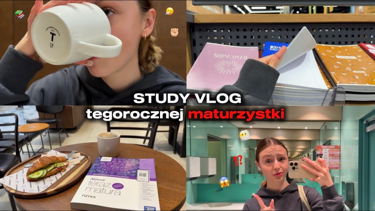 Realistyczny vlog z dnia tegorocznej maturzystki | nauka poza szkołą 