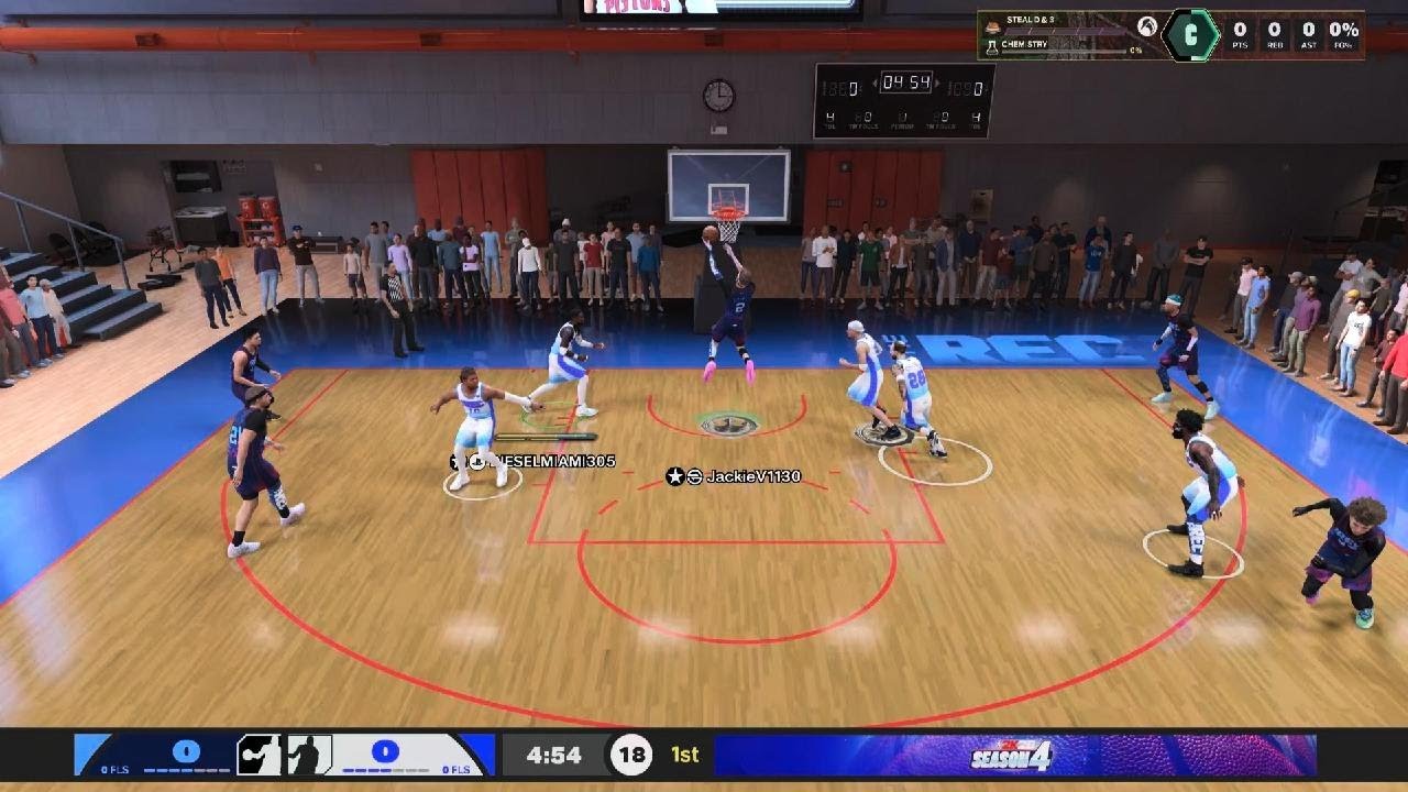 NBA 2K26. 6'5 SG Dwayne Wade 2 Way Iso Sniper Build. Squad Up Rec Gameplay Highlights.