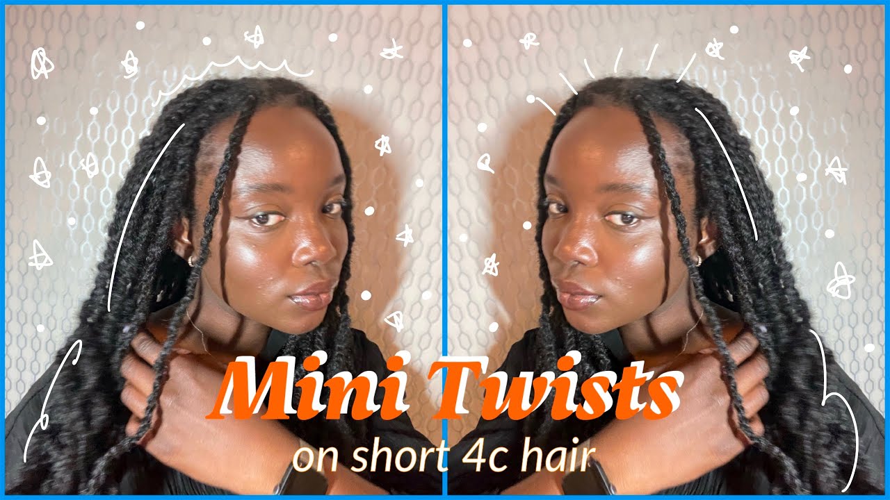 DOING MINI TWISTS ON MY OWN!! // FIRST TIME DOING MY NATURAL HAIR // KINKY MINI TWISTS
