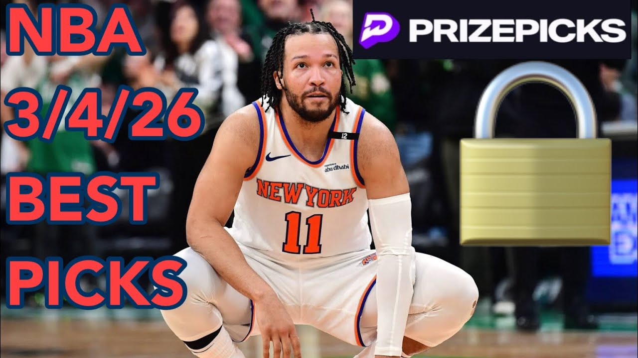 PRIZEPICKS NBA 3/4/26 BEST PICKS/ DFS ADVICE #motivation #nba 