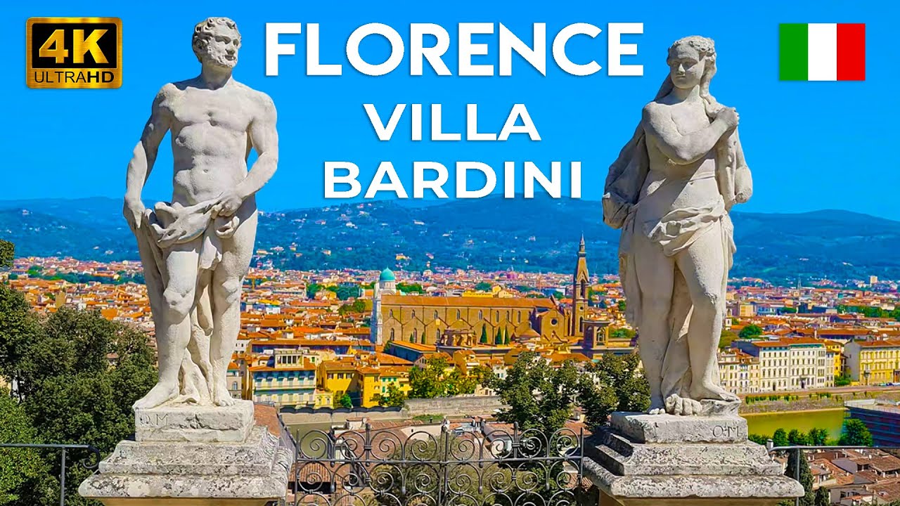 🇮🇹VILLA BARDINI, FLORENCE, Italy☀️ Walking Tour of the Wonderful Villa Bardini Garden [4K HDR 60fps]
