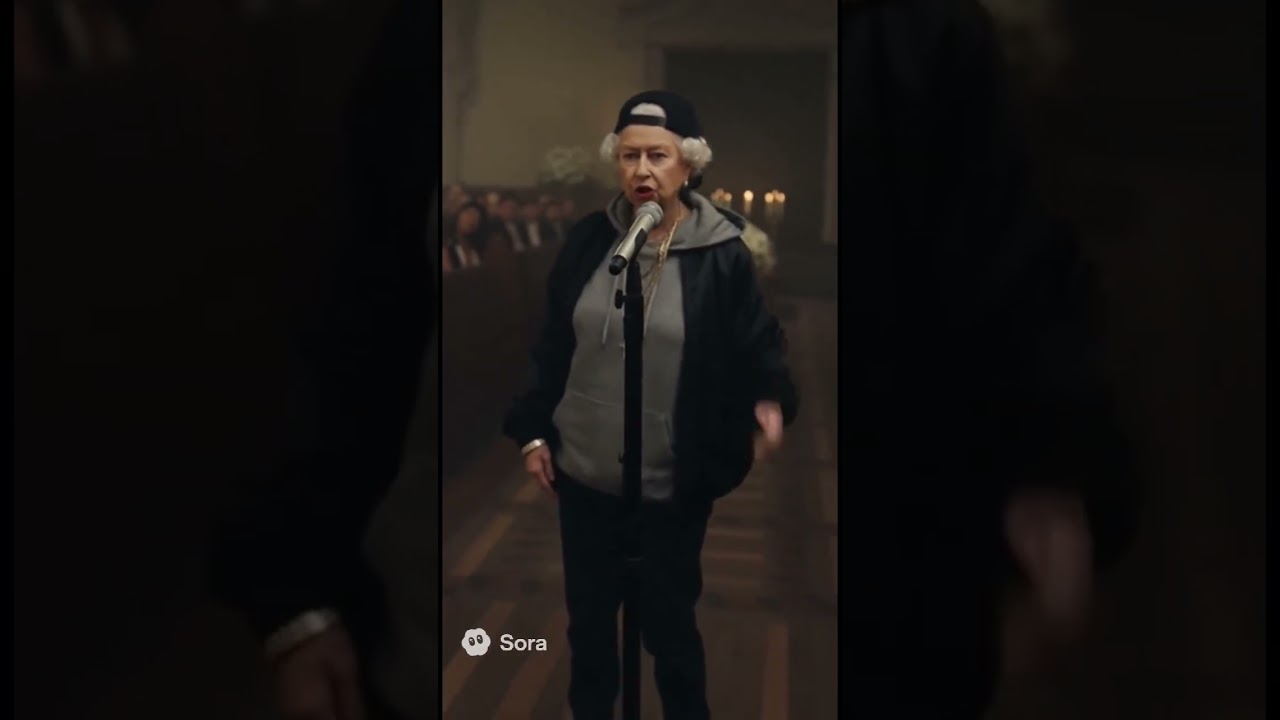 Queen got bars #sora2 #funny #sora #soraai #ai  #queen #rap