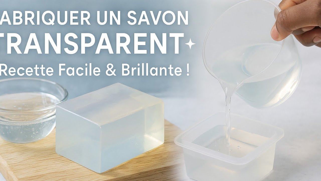 Comment Fabriquer un Savon Transparent très Facilement comme un Professionnel