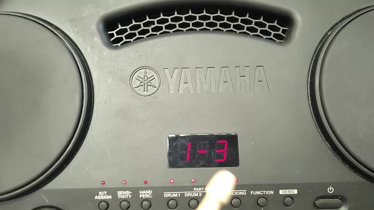 Ajustar la Sensibilidad en los Pads Yamaha DD-75