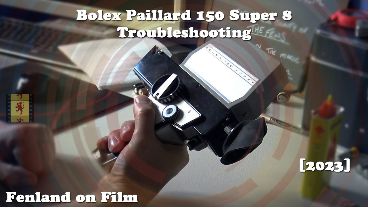 Bolex Paillard 150 Super 8 Camera - troubleshooting & fixing intermittent running fault [4K]