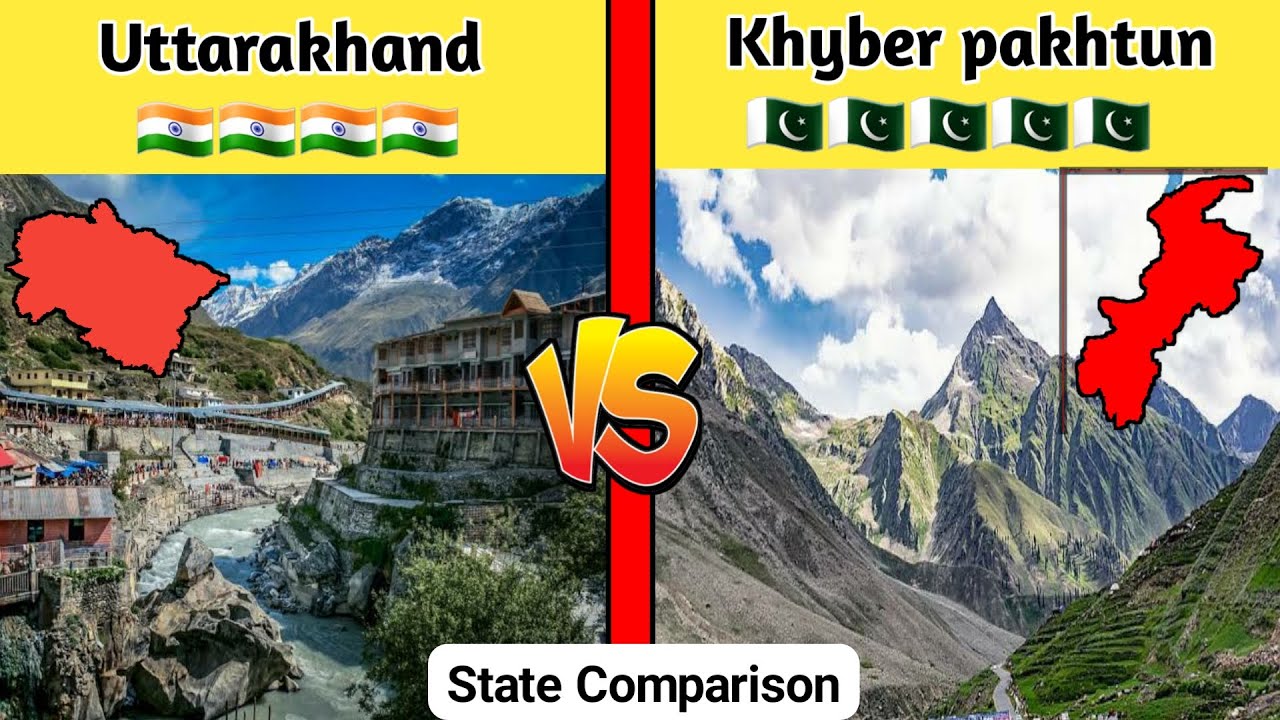 Uttarakhand VS KPK(Khyber pakhtunkhwa) Full state comparison In Hindi 2022|| KpK vs Uttarakhand 2022
