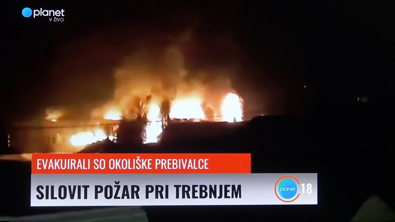 INDUSTRIJSKI POŽARI TREBNJE IN RIBNICA  2021