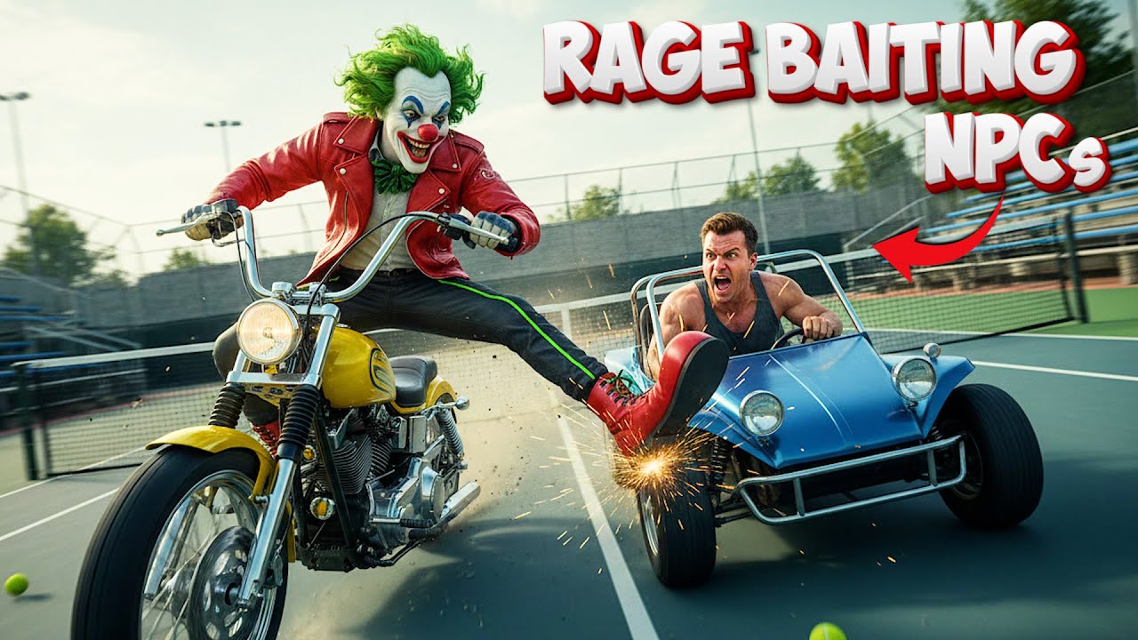 ANGRY NPCs IN GTA 5 | BIKE KICK | TROLLING