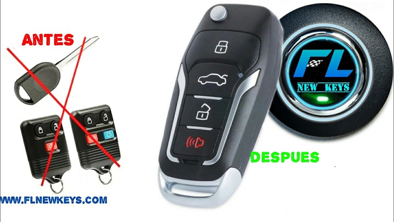 llave conversion Ford Mustang focus Explorer etc , como instalar el chip de tu llave y cambiar pila