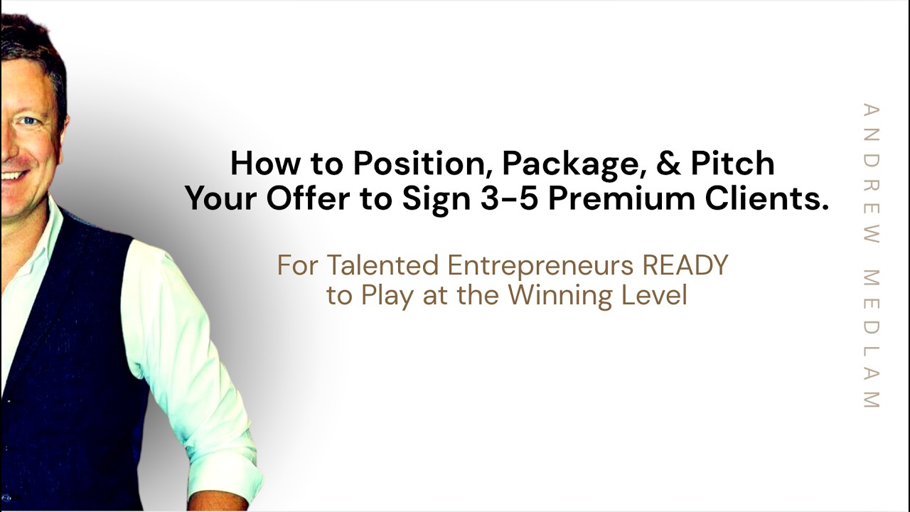 The 3 Ps To Signing Premium Clients