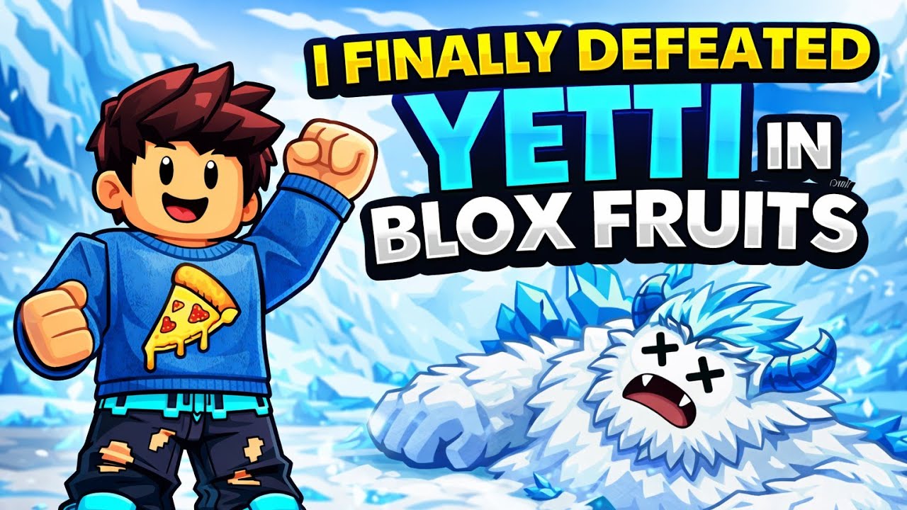 Finnally i defeated yeti in blox fruit #ninjagtblox