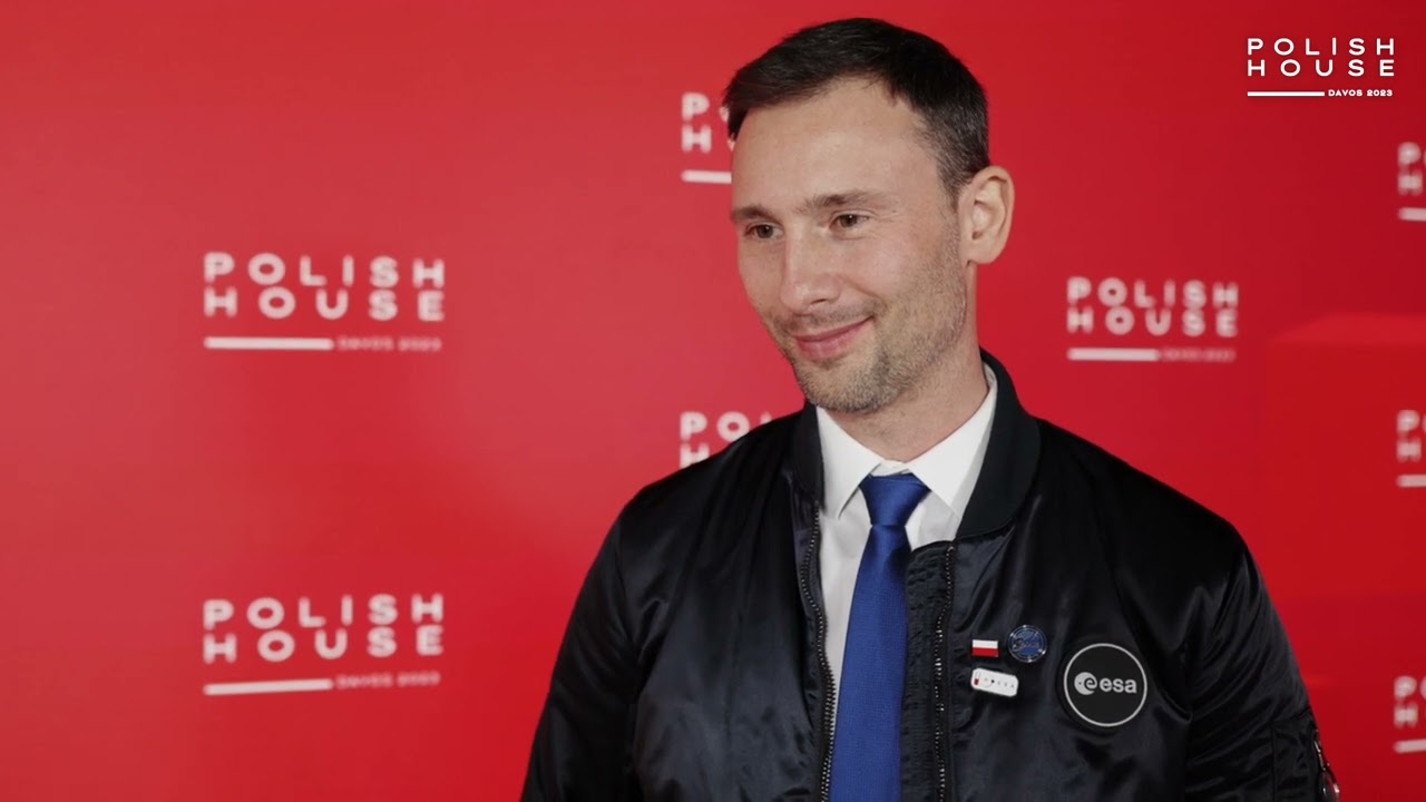 Interview with Sławosz Uznański, European Space Agency - Polish House Davos 2023