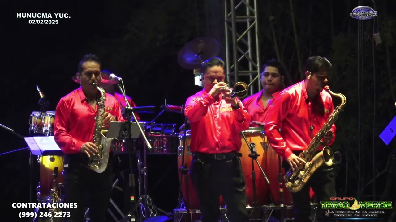 GRUPO TRIGO VERDE 🌾 DÉJENLA QUE BAILE , EN VIVO 2025 HUNUCMA YUC. 2️⃣