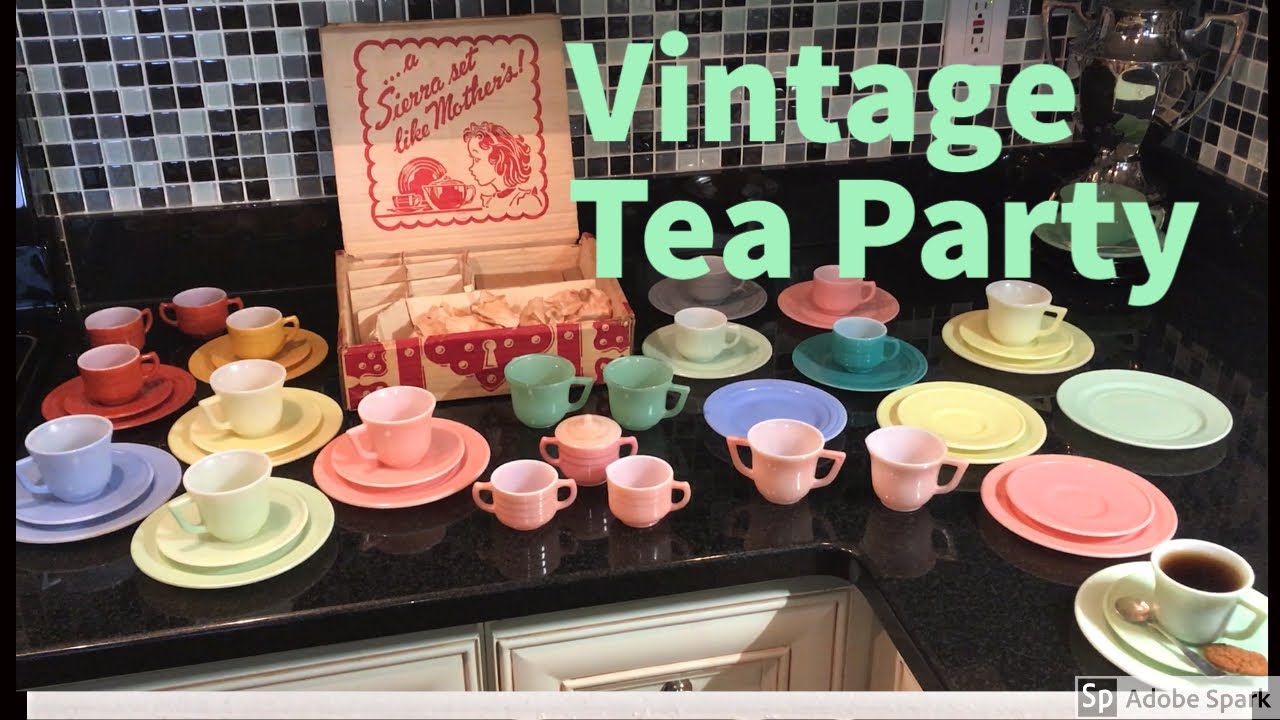 1940's Hazel Atlas Tea Party Time!