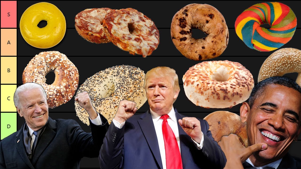 PRESIDENTS RANK BAGELS