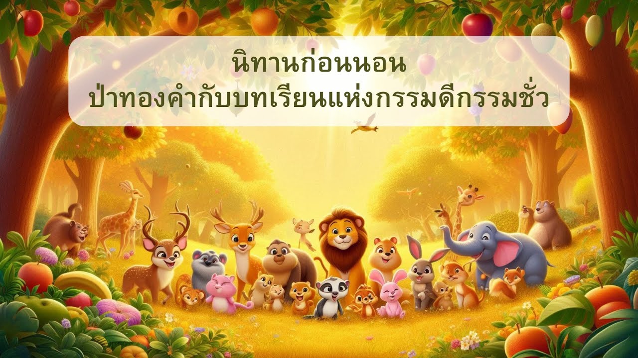 EP2 นิทานก่อนนอน ป่าทองคำกับบทเรียนแห่งกรรมดีกรรมชั่ว
