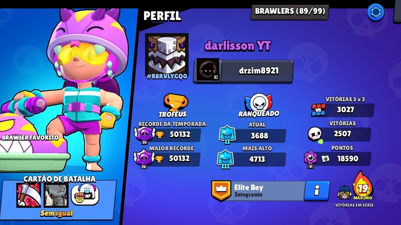 Peguei 50 mil troféus no brawl stars e foi insano obrigada por tudo pessoal 😮‍💨🏆 #brawlstars 