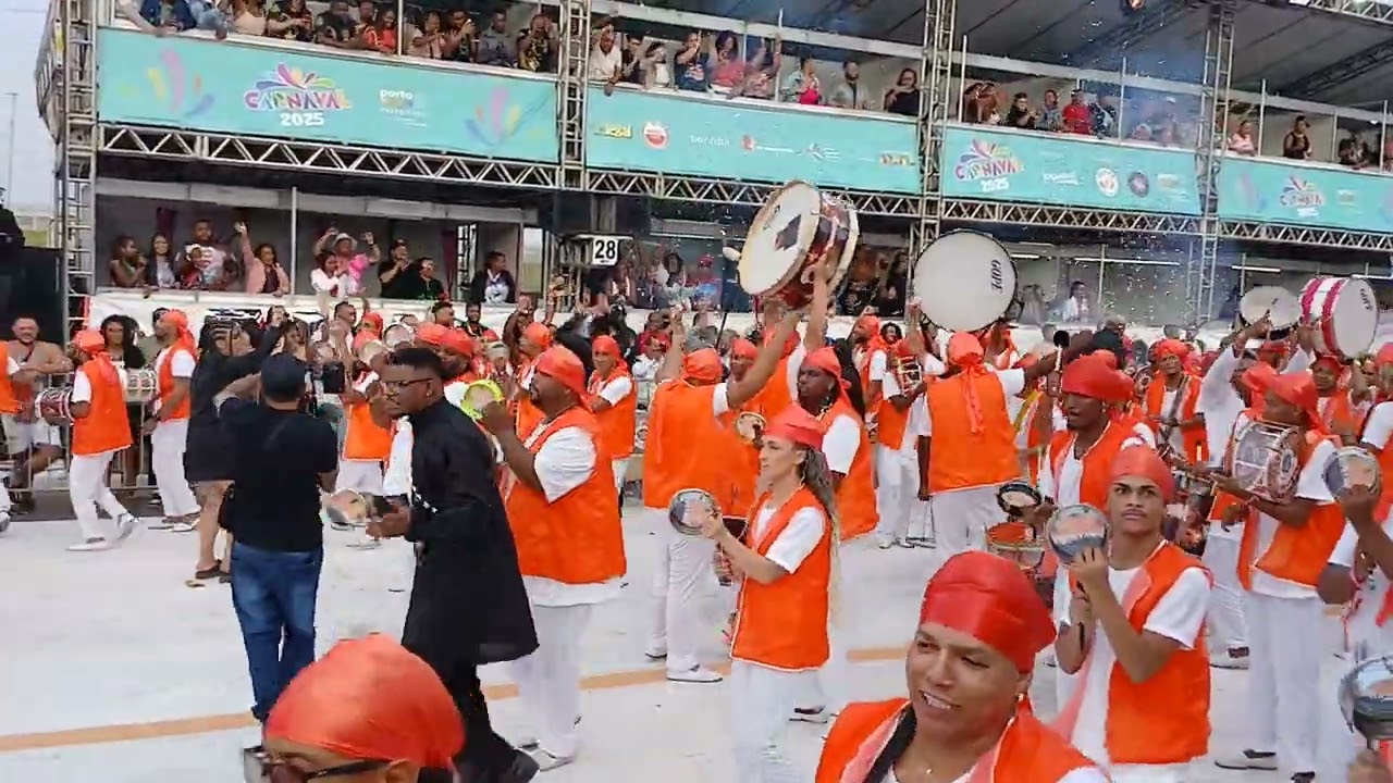 CARNAVAL DE PORTO ALEGRE 2025-BATERIA LARANJA MECANICA 🍋-MODULO 4 -IMPERATRIZ DONA LEOPOLDINA