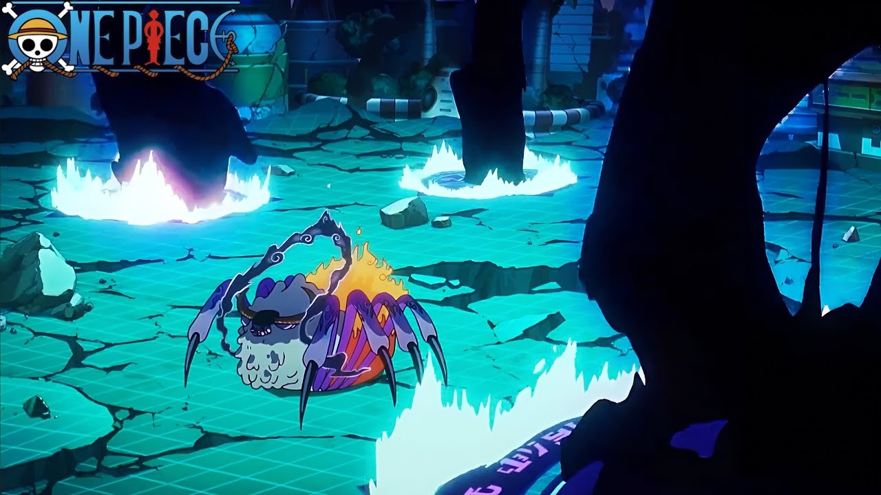 ️ القديس ساترن يستدعي الجيروسي إلى الإيغ هيد 🔥 انمي #onepiece 