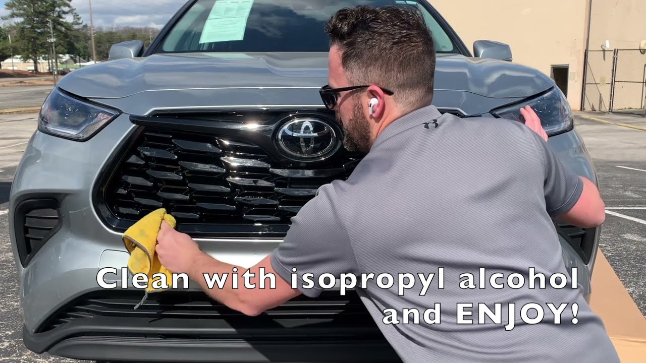 Patented Snap On Gloss Black Grill for 2020-2024 Toyota Highlander ABS6518BLK Install Video
