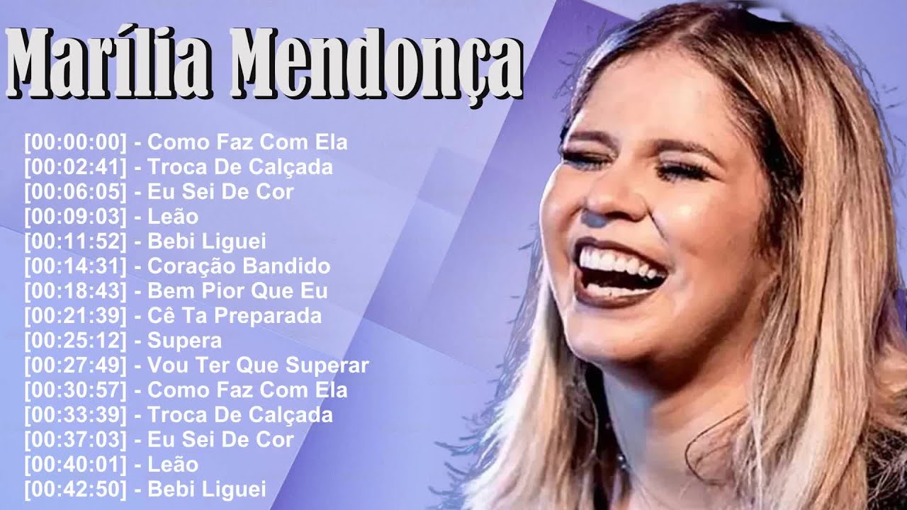 Grandes sucessos de Marília Mendonça – Infiel e Graveto em músicas que marcaram o sertanejo