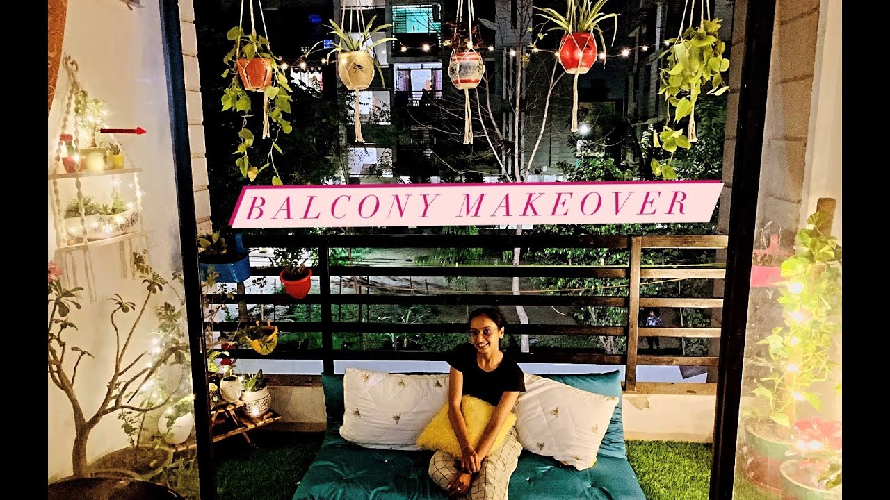 Balcony Makeover | Mini Garden | Budget Friendly | Rented Apartment | vlog | Home Decor