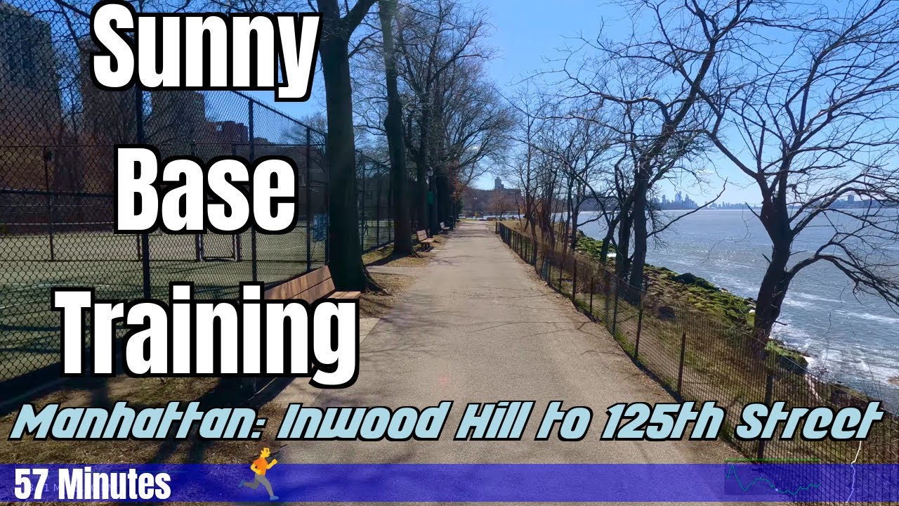 Sunny Hudson River Long Run | Bronx to Harlem Pier [355]