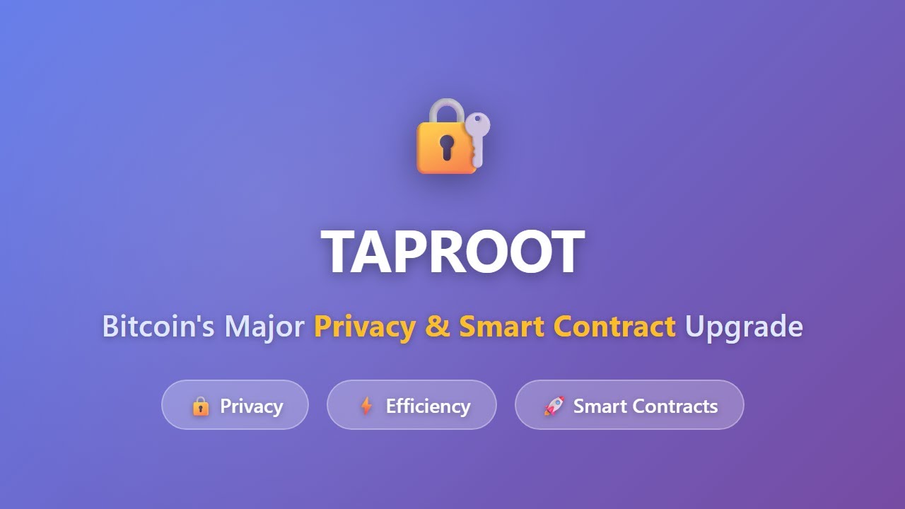 Taproot: объяснение главного обновления конфиденциальности и смарт-контрактов Bitcoin