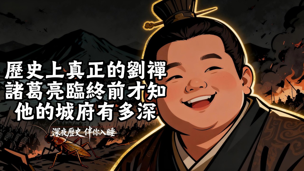扶不起的「阿斗」劉禪：在位長達41年，諸葛亮臨終前才知他的城府有多深。歷史上真實的劉禪到底是怎麼樣的？|深夜歷史，伴你入睡#歷史 #焦慮 #失眠 #安眠 #歷史冷知識 #history