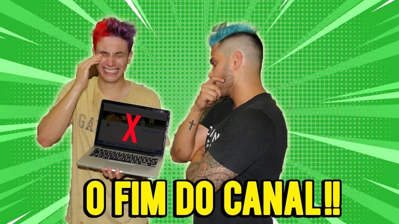 TROLLEI O MEU AMIGO EXCLUINDO O CANAL!! (OLHA O QUE ELE FEZ)