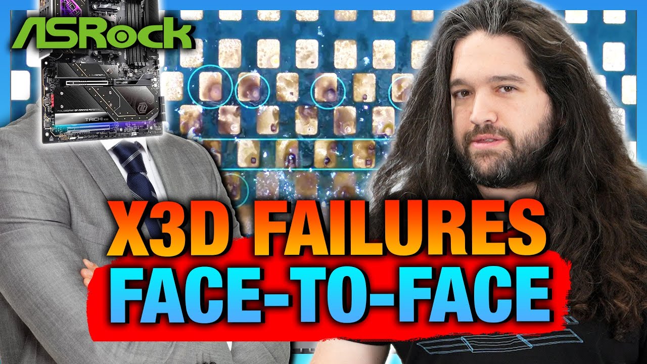 ASRock Failures Face-to-Face: Motherboards, BIOS, & Burned 9800X3D CPUs