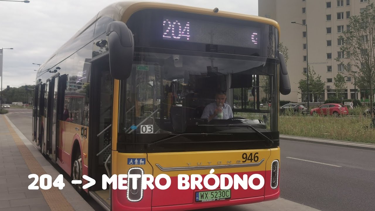 204 ➡️ Metro Bródno - Yutong U12 #946 MZA Warszawa