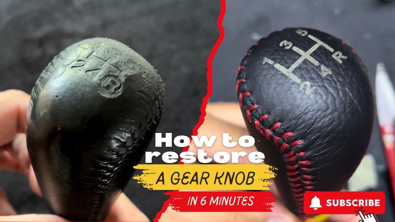 How to restore a gear knob in 6 minutes