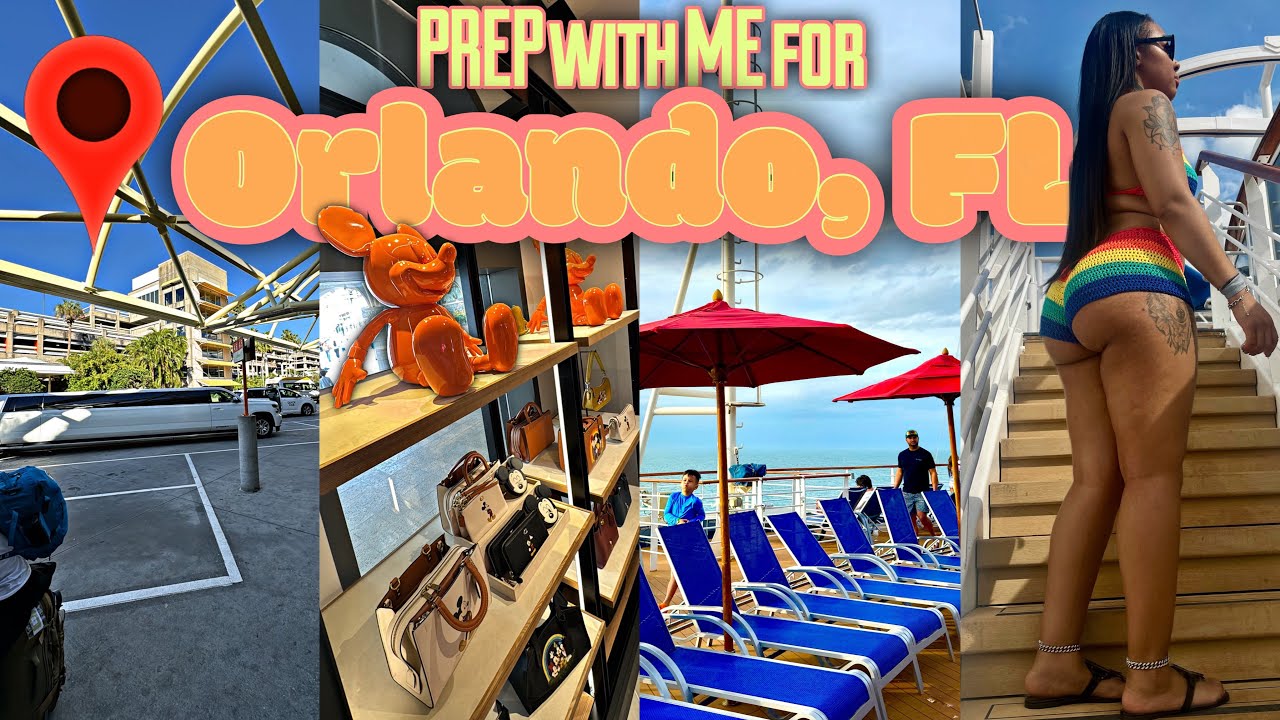 3 DAY VLOG | PREPARE with ME for ORLANDO, FL ✈️☀️: Disney Springs & Carnival Cruise 🚢   PT 1