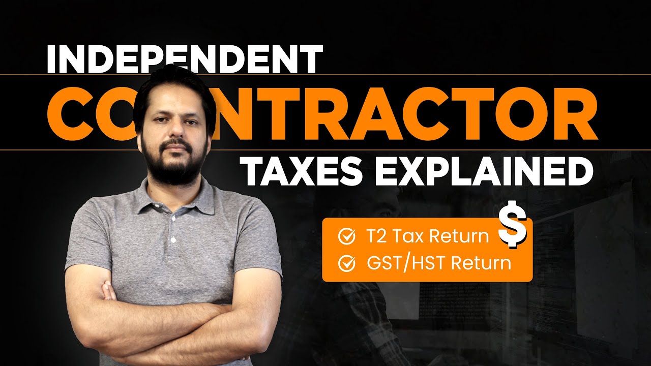 How to File T2 Corporate Income Tax & GST/HST Return as an Independent Contractor in Canada | 2024