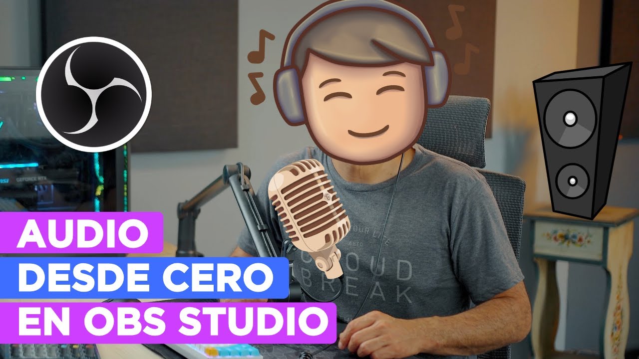 📢 Todo sobre 📢 El AUDIO🎤 con OBS Studio 2023