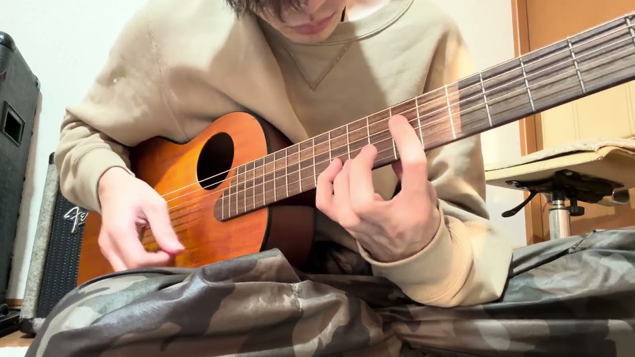 【Blues Guitar】ミニアコギでリラックス、早朝のブルース / Mini Acoustic Relaxing Blues