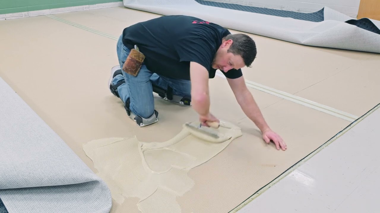 Double Stick Glue Down Installation