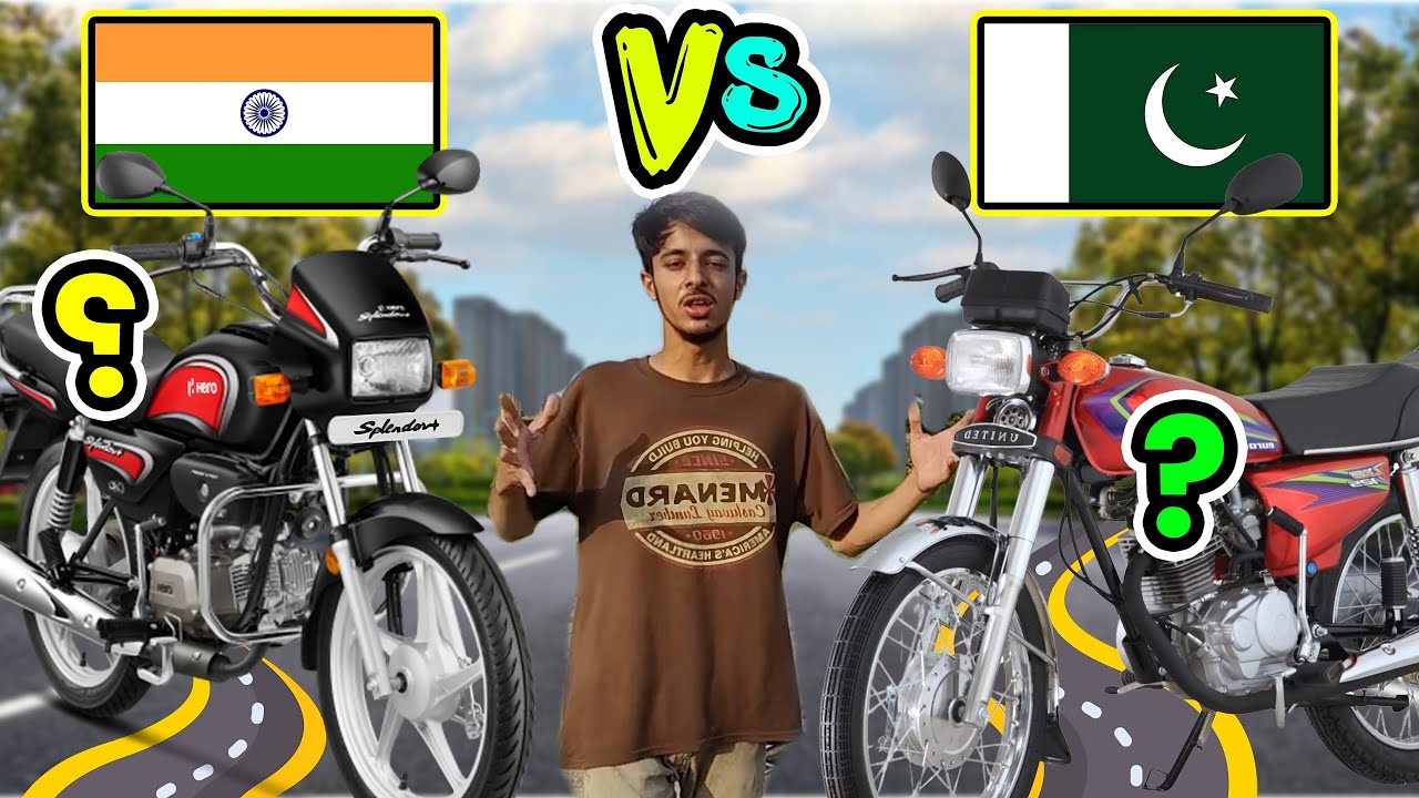🔥Hero Splendor indian Bike Vs Honda Cg 125 Pakistani Bike😲 Which is Better Motorcycle😍❤️?