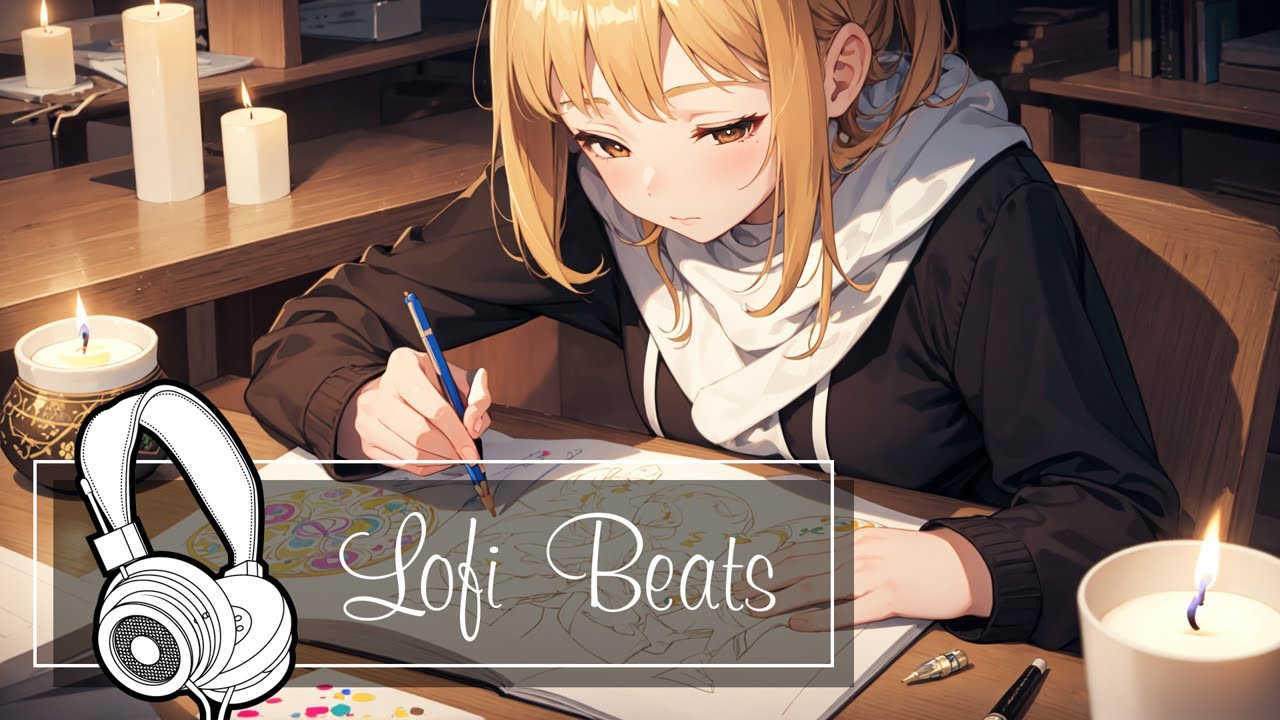 Mindful Coloring Relaxation 🎨 | Calm LoFi Tunes for Artistic Escapes 🌈