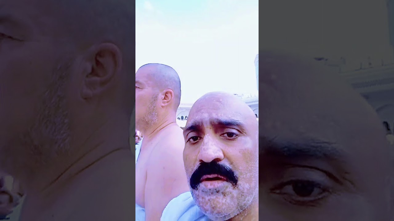 افضال صاحب بیت اللہ شریف میں حاضری 2025 مظہر اقبال